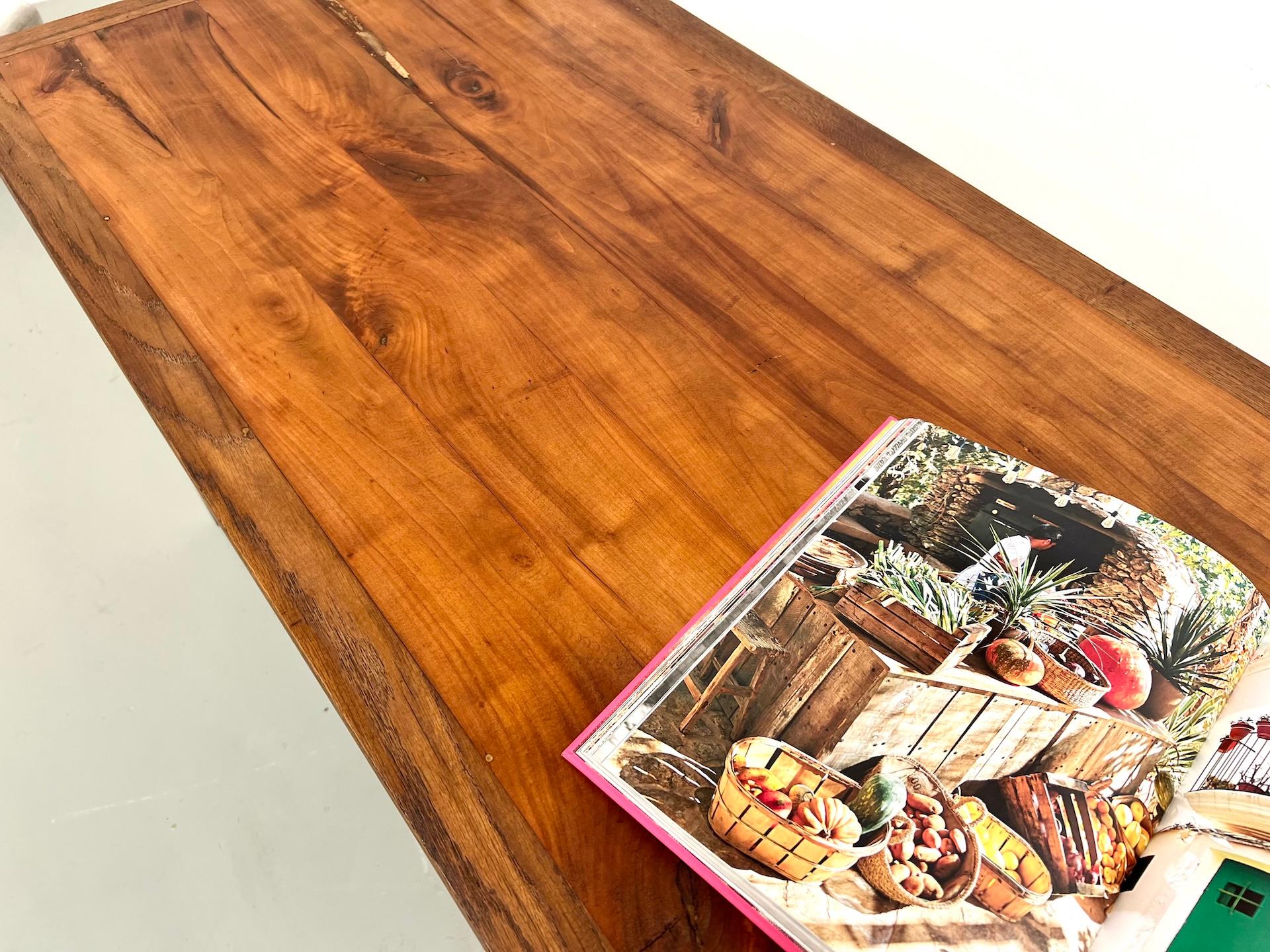 Table de ferme française des années 1950 en vente 9