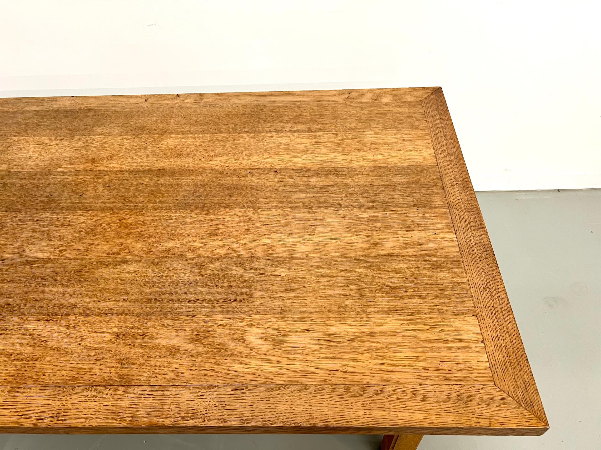 French Farmhouse table in oak from the 1950s For Sale 10