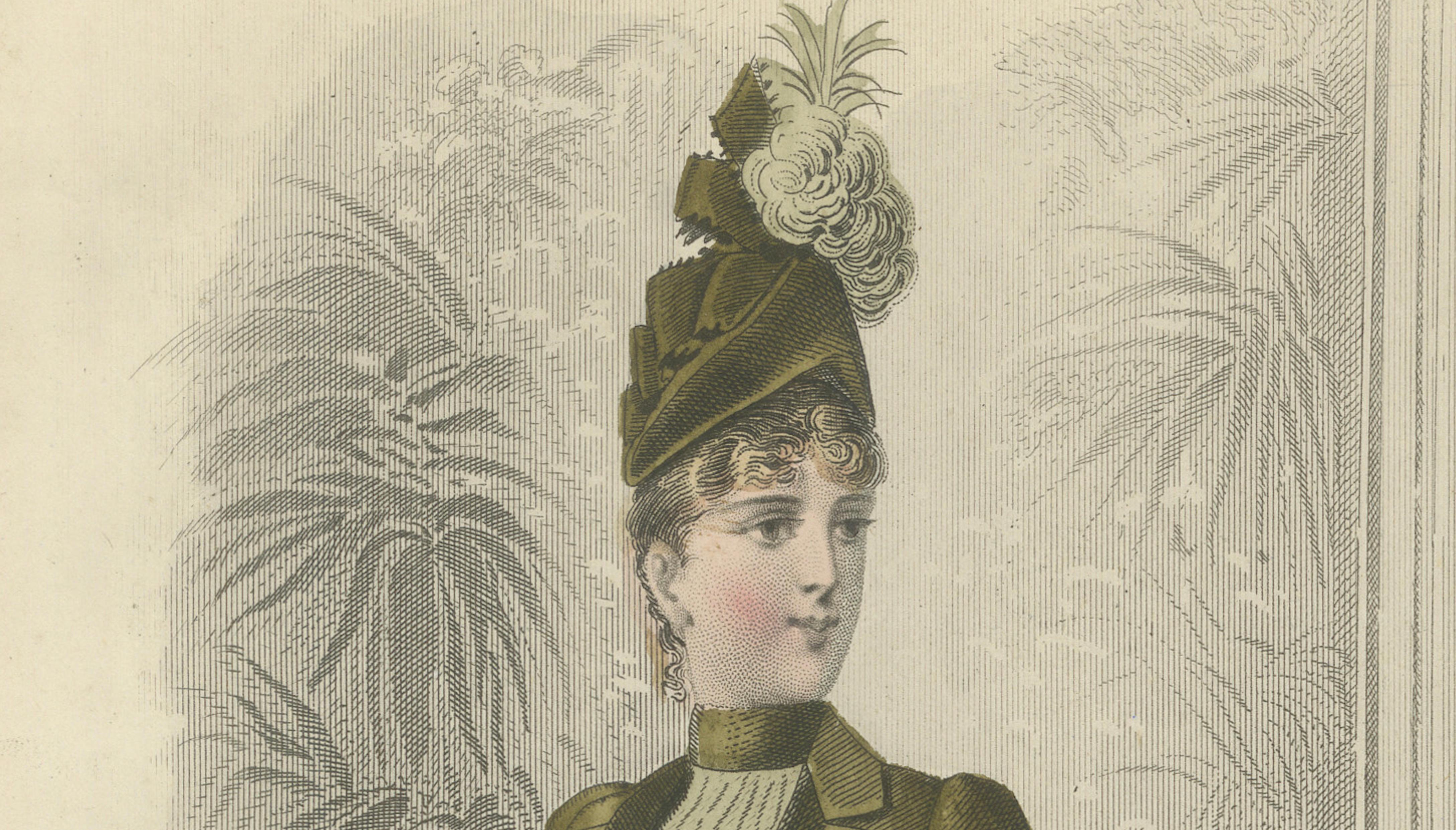 French Fashion Print, Parisian Ladies & Child Interior Scene, c.1887