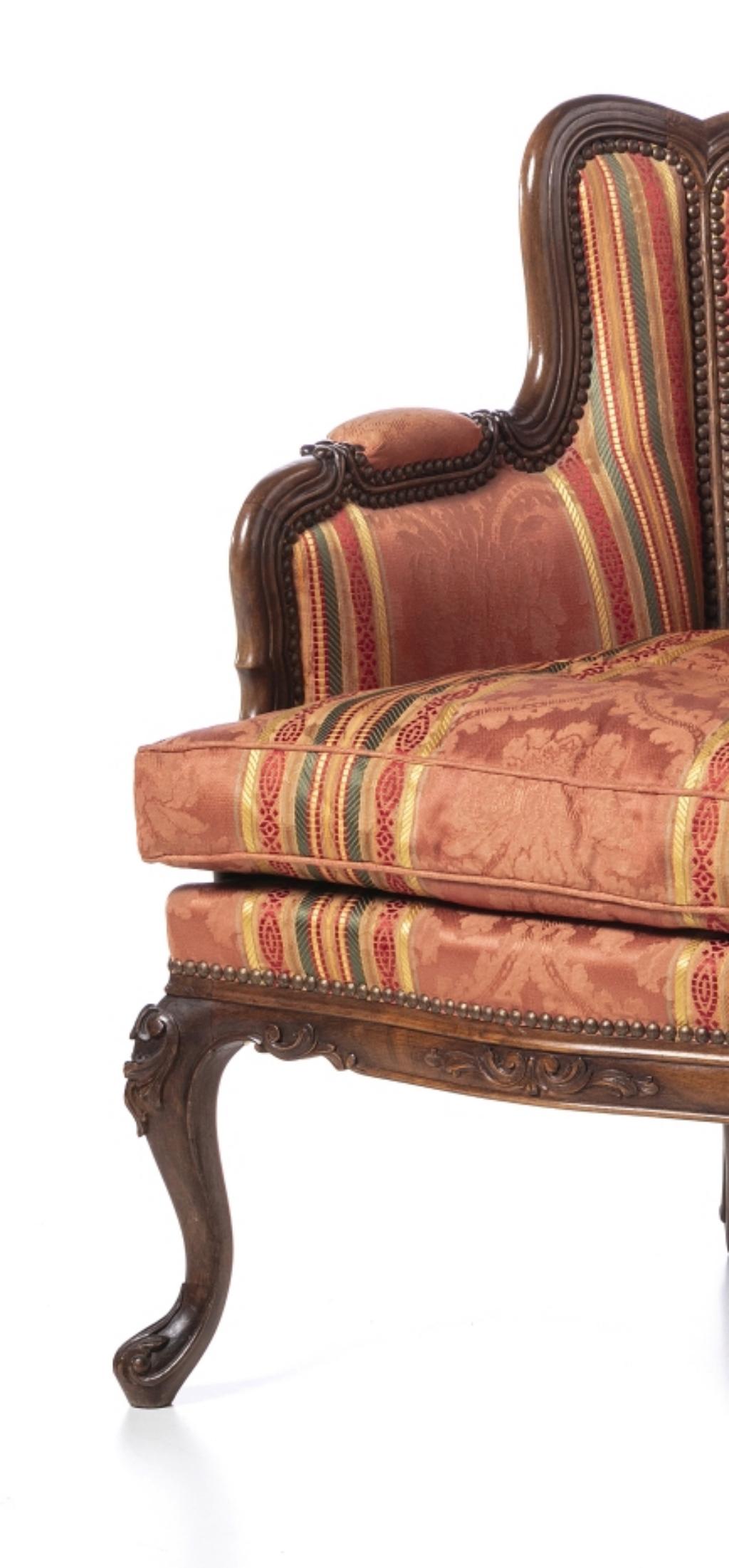 Hand-Crafted French Fauteuil, 20th Century For Sale