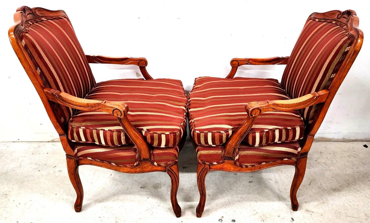 French Bergere Armchairs - A Pair For Sale 5