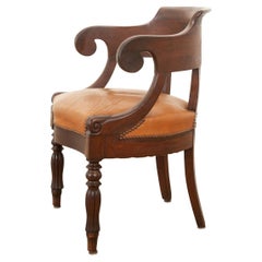 Antique French Fauteuil de Bureau Desk Chair