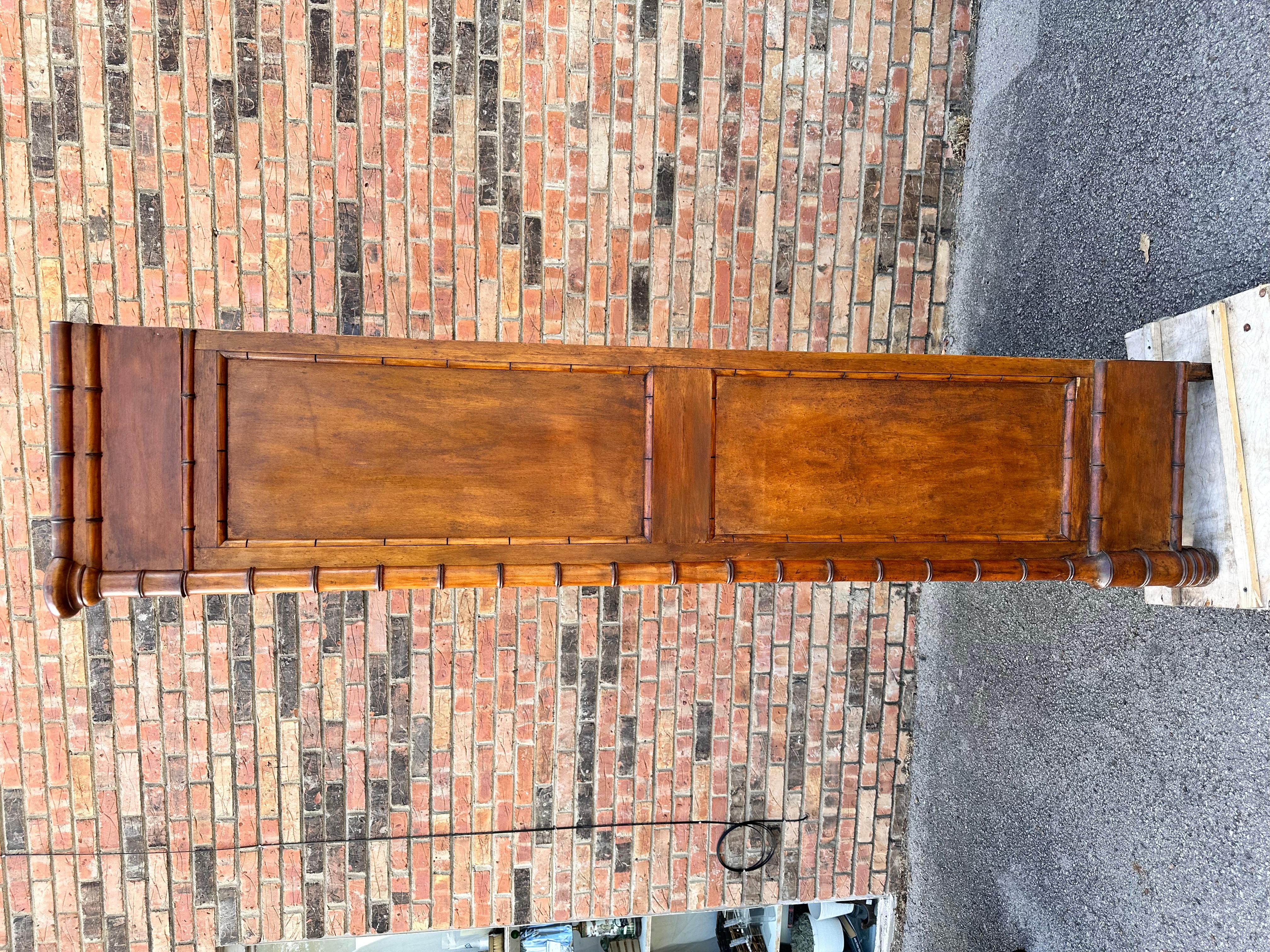 French Faux Bamboo Bookcase For Sale 2