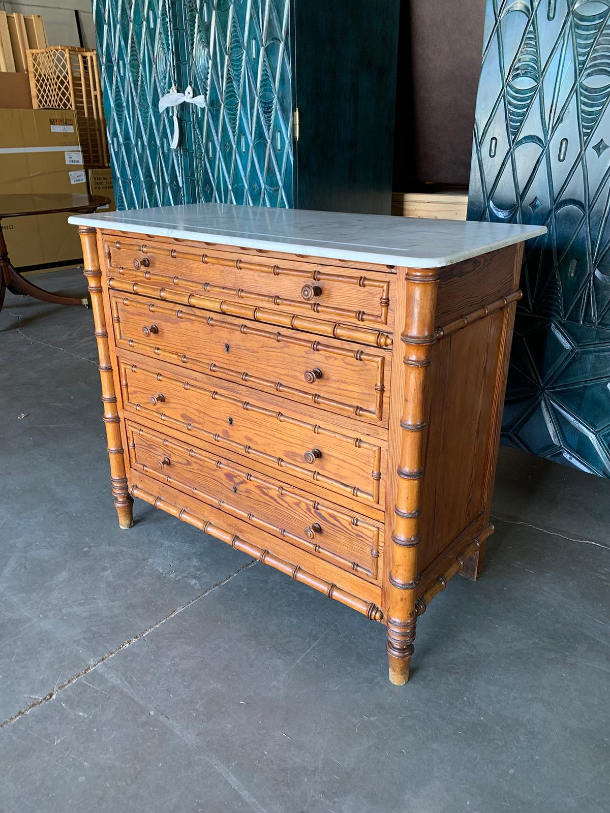 bamboo marble dresser