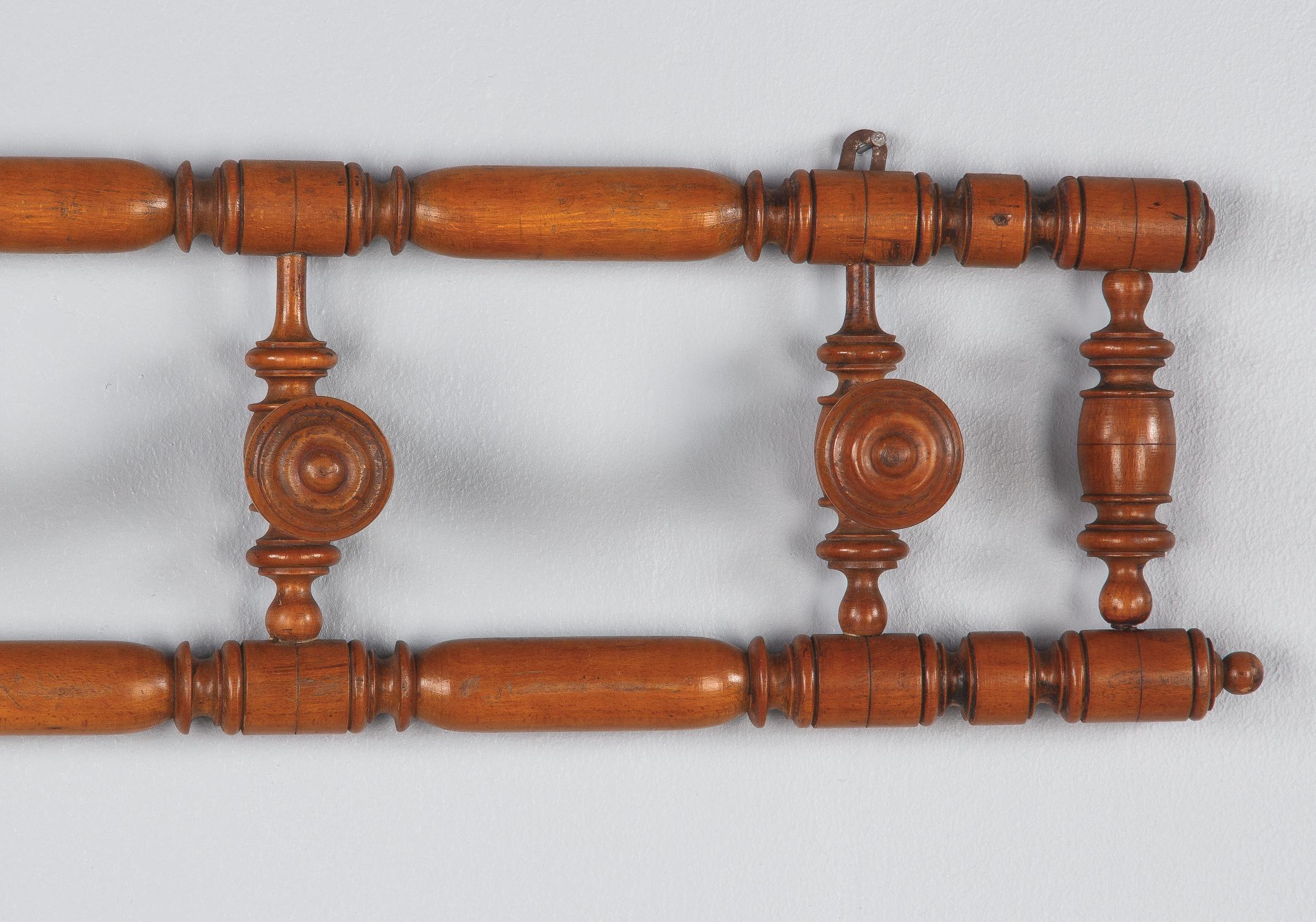 French Faux Bamboo Coat Rack, 1920s 6
