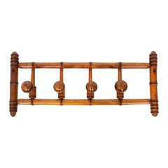 French Faux Bamboo Coat Rack