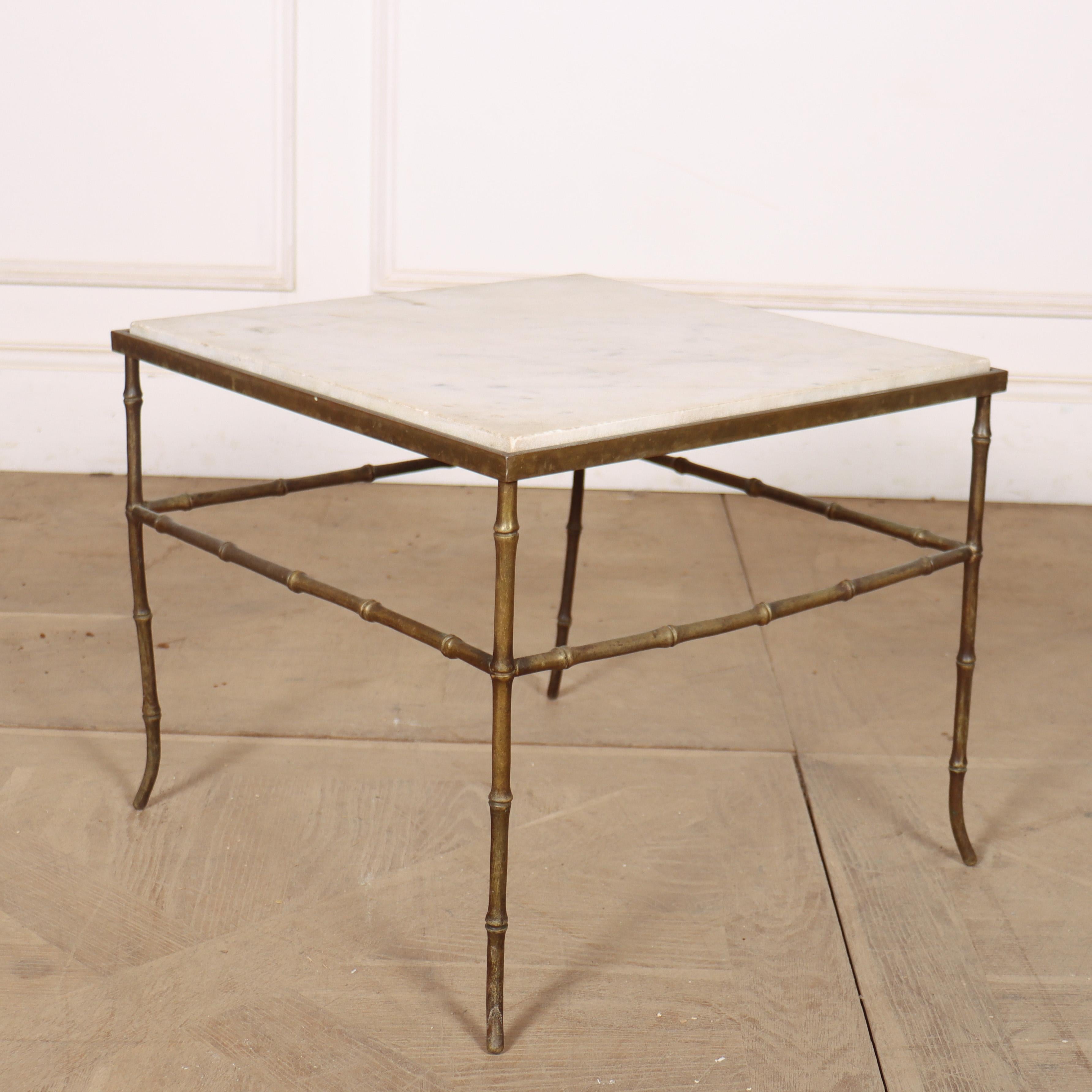 Table française en faux bambou en vente 1