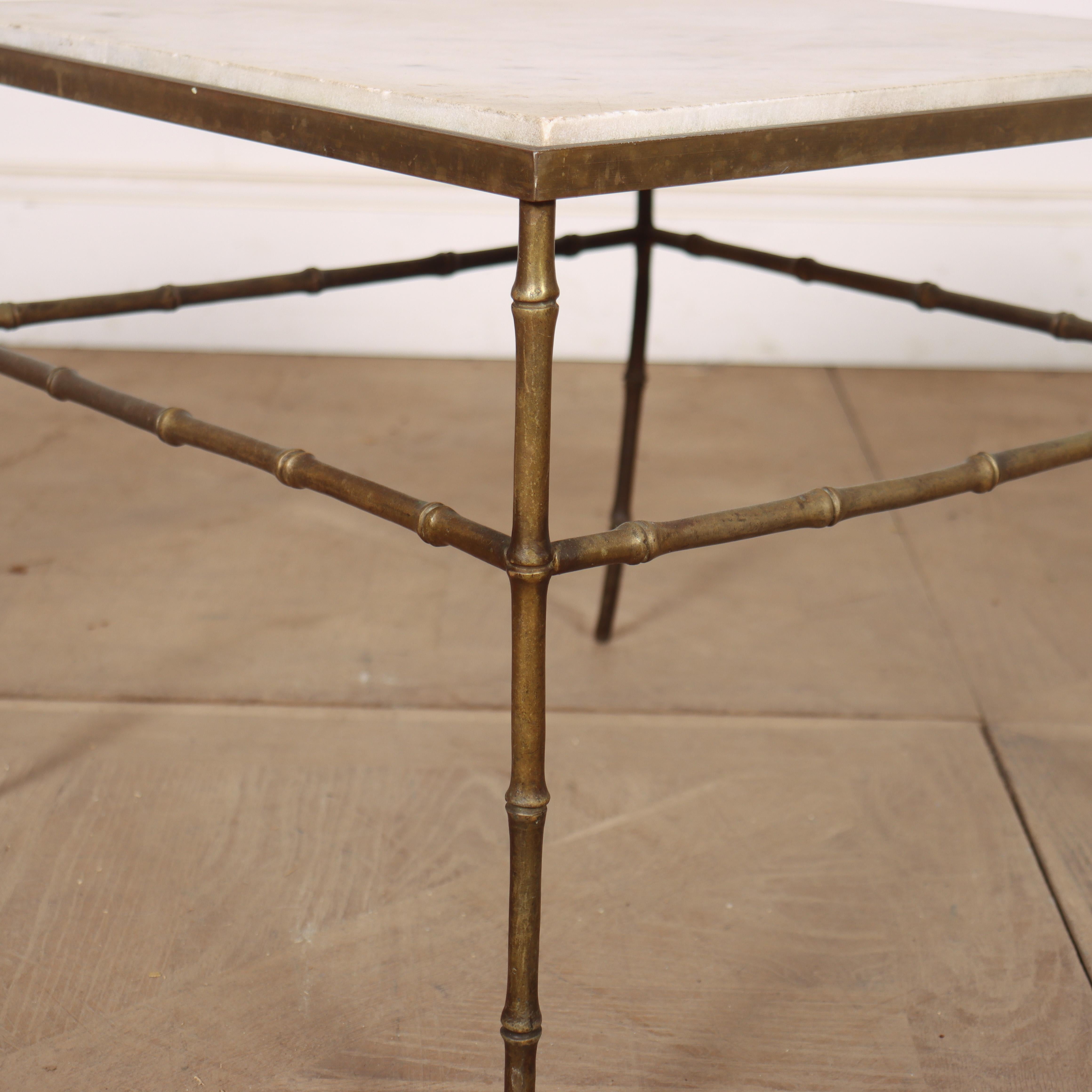 Table française en faux bambou en vente 2
