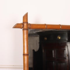 French Faux Bamboo Mirror