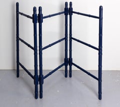 French Faux Bamboo Towel Rack, circa 1910