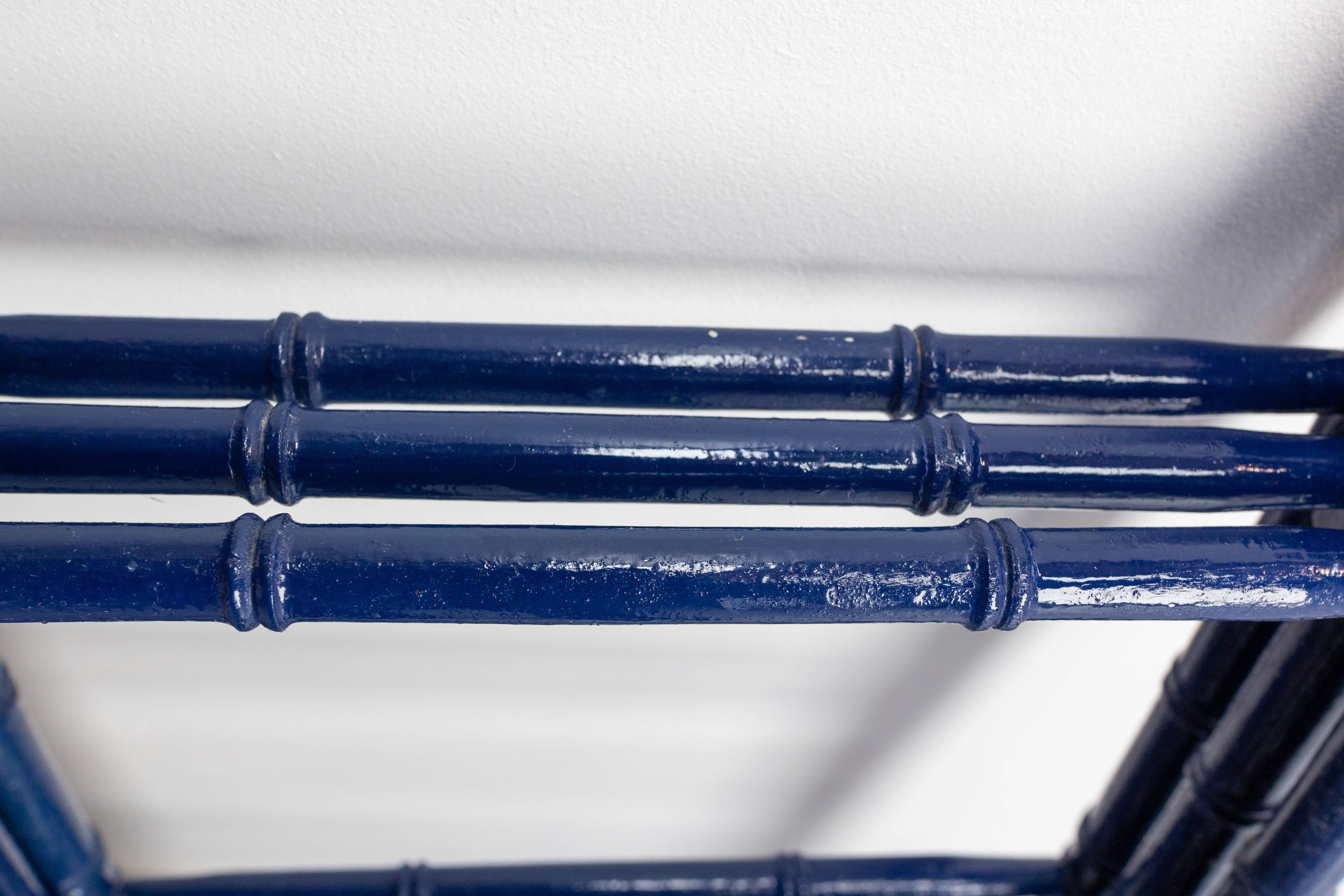 French Faux Bamboo Towel Rack, circa 1910 1