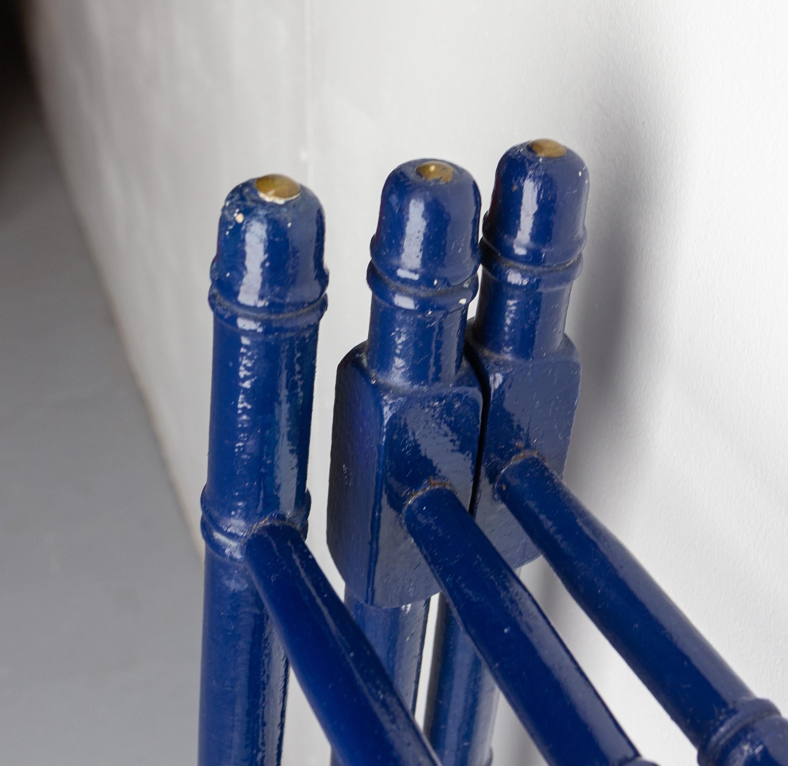French Faux Bamboo Towel Rack, circa 1910 3