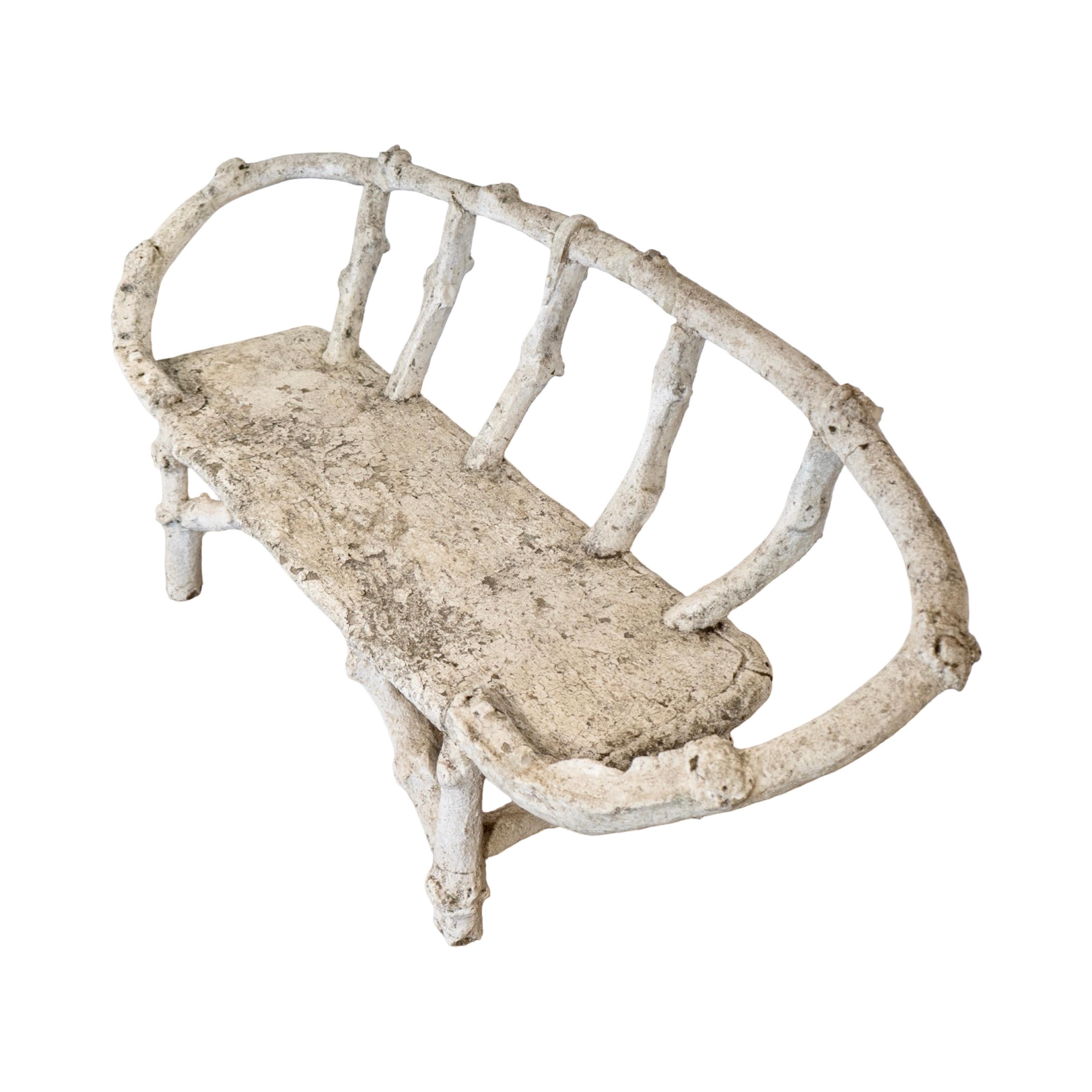 Panchina francese in finto Boi in vendita 5