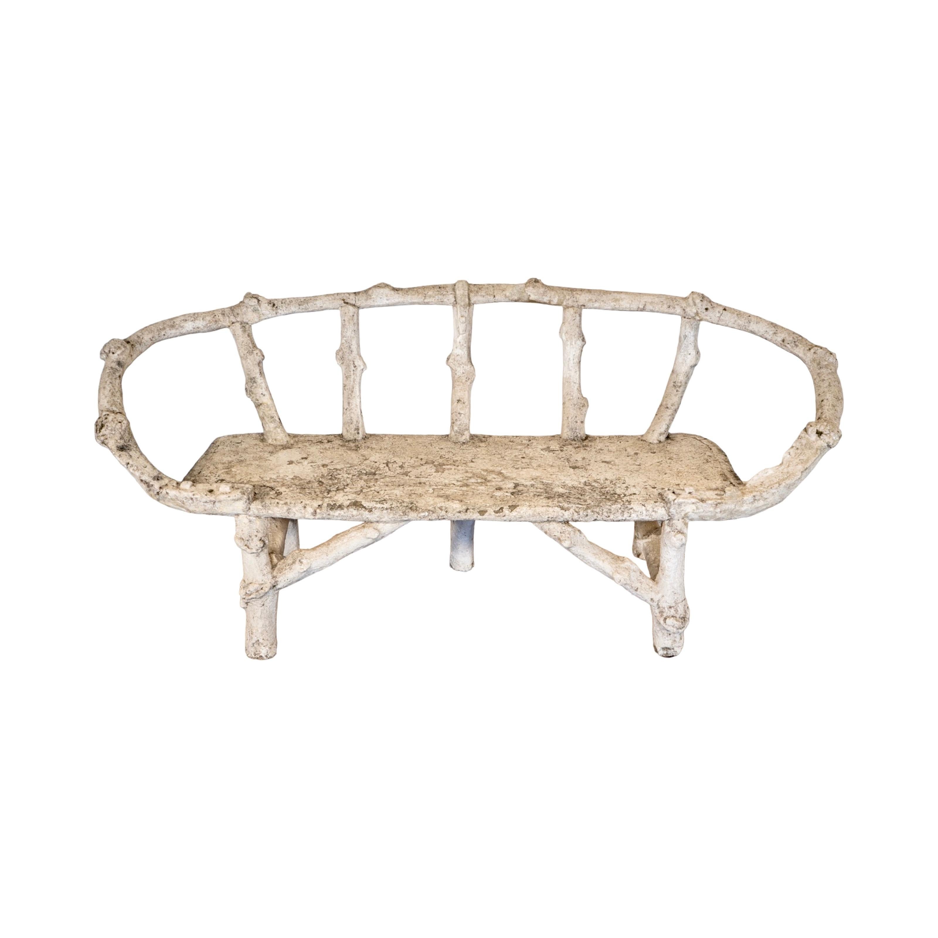 Panchina francese in finto Boi In condizioni buone in vendita a Dallas, TX