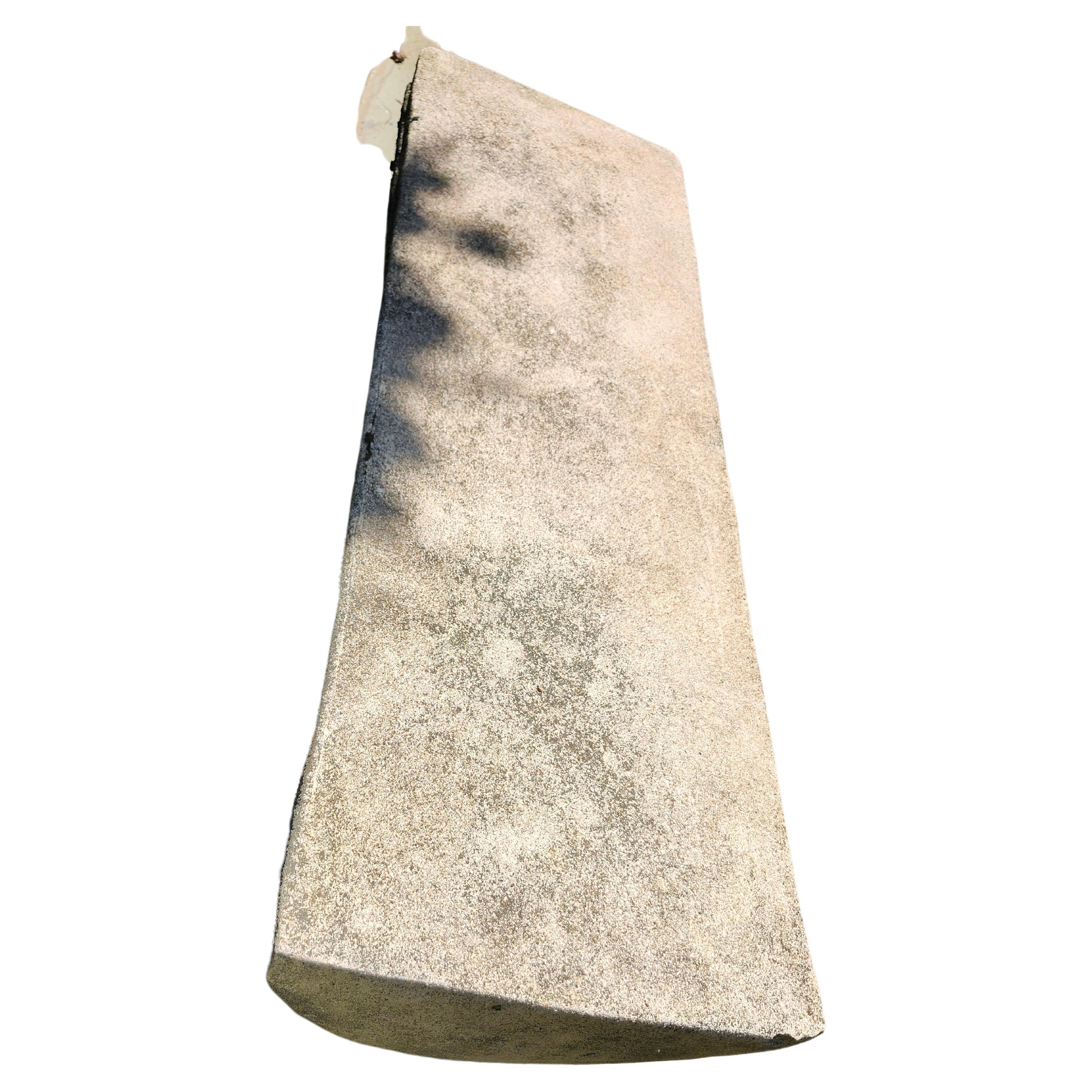 Französisch Faux Bois Cement Log Bank C 1965 (Mitte des 20. Jahrhunderts) im Angebot