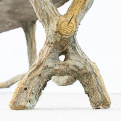 French Faux Bois Garden Bench