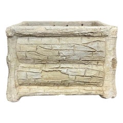 French Faux Bois Planter