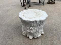 French Faux Bois Plaster Tree Trunk Table