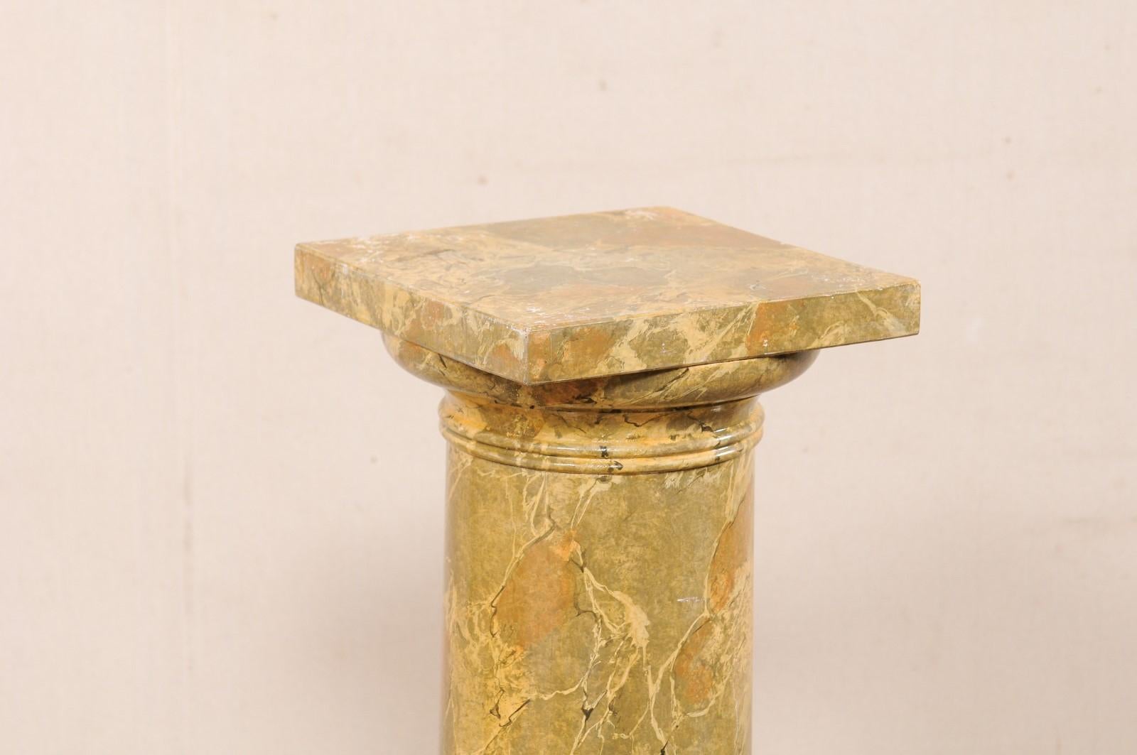slatted plinth pedestal