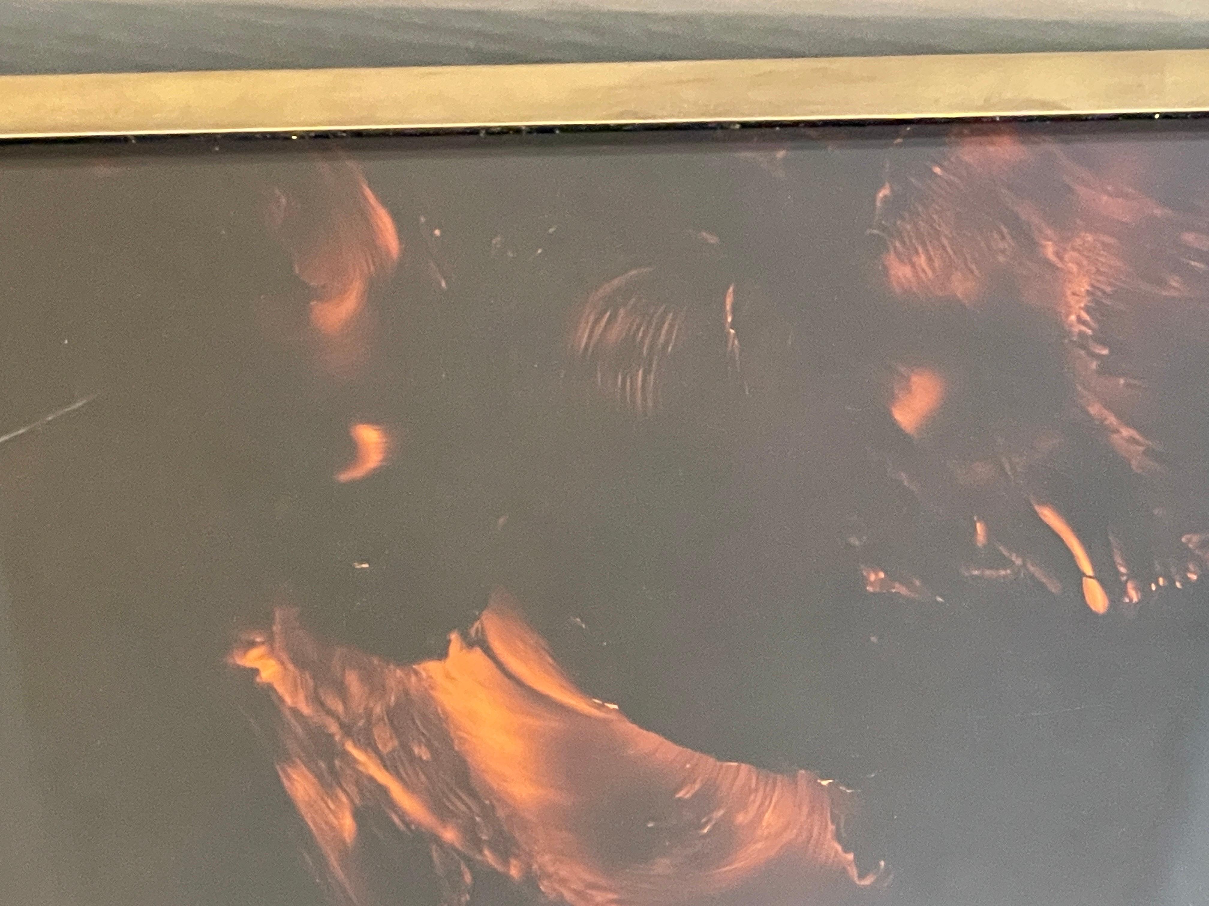 French Faux Tortoiseshell Coffee Table By Eric Maville And Jean-Claude Maher 3