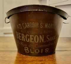 French Felt Bowler Hat in Original Hat Box from Blois