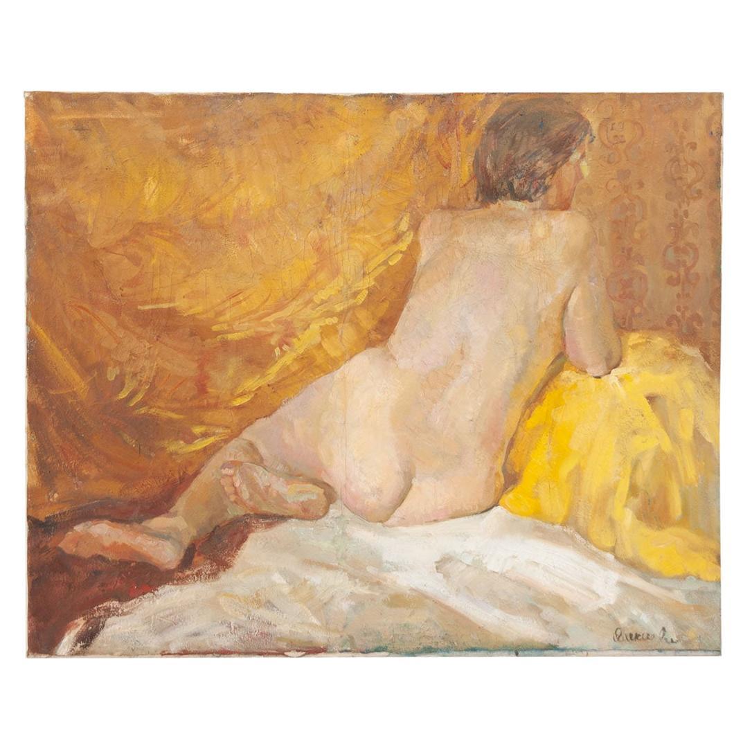 French Female Nude Painting