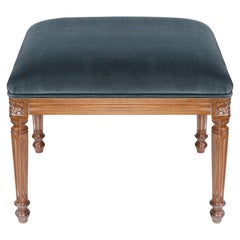 French Fernelmont Louis XVI Ottoman stool, 20th Century