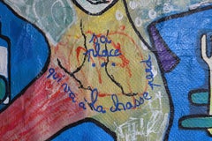French Festive Painting Dubien, 1994