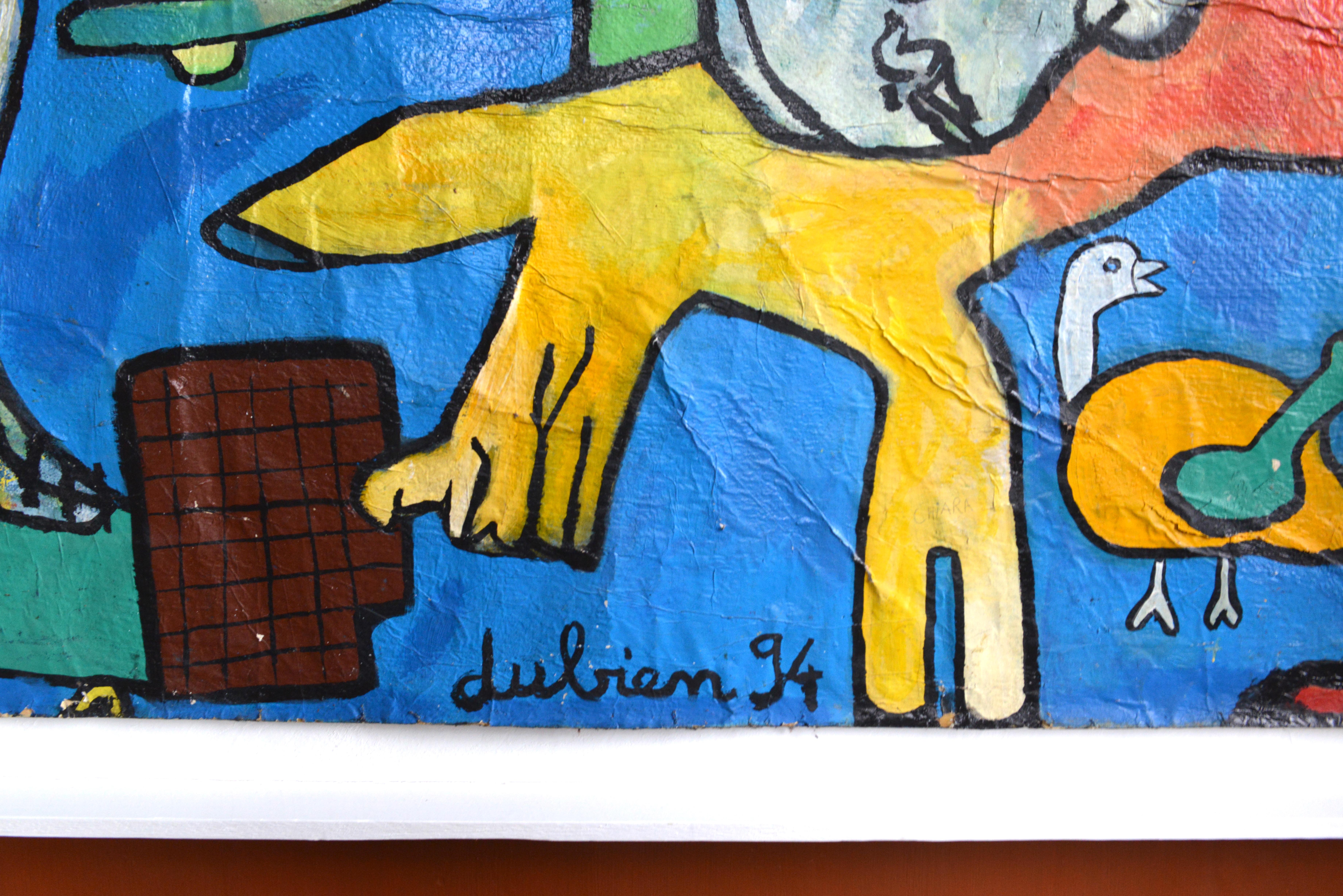 French Festive Painting Dubien, 1994 For Sale 2