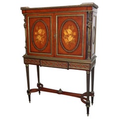 Adam Weisweiler, Sammlerschrank/Vitrine in Bronzefigur, Adam Weisweiler