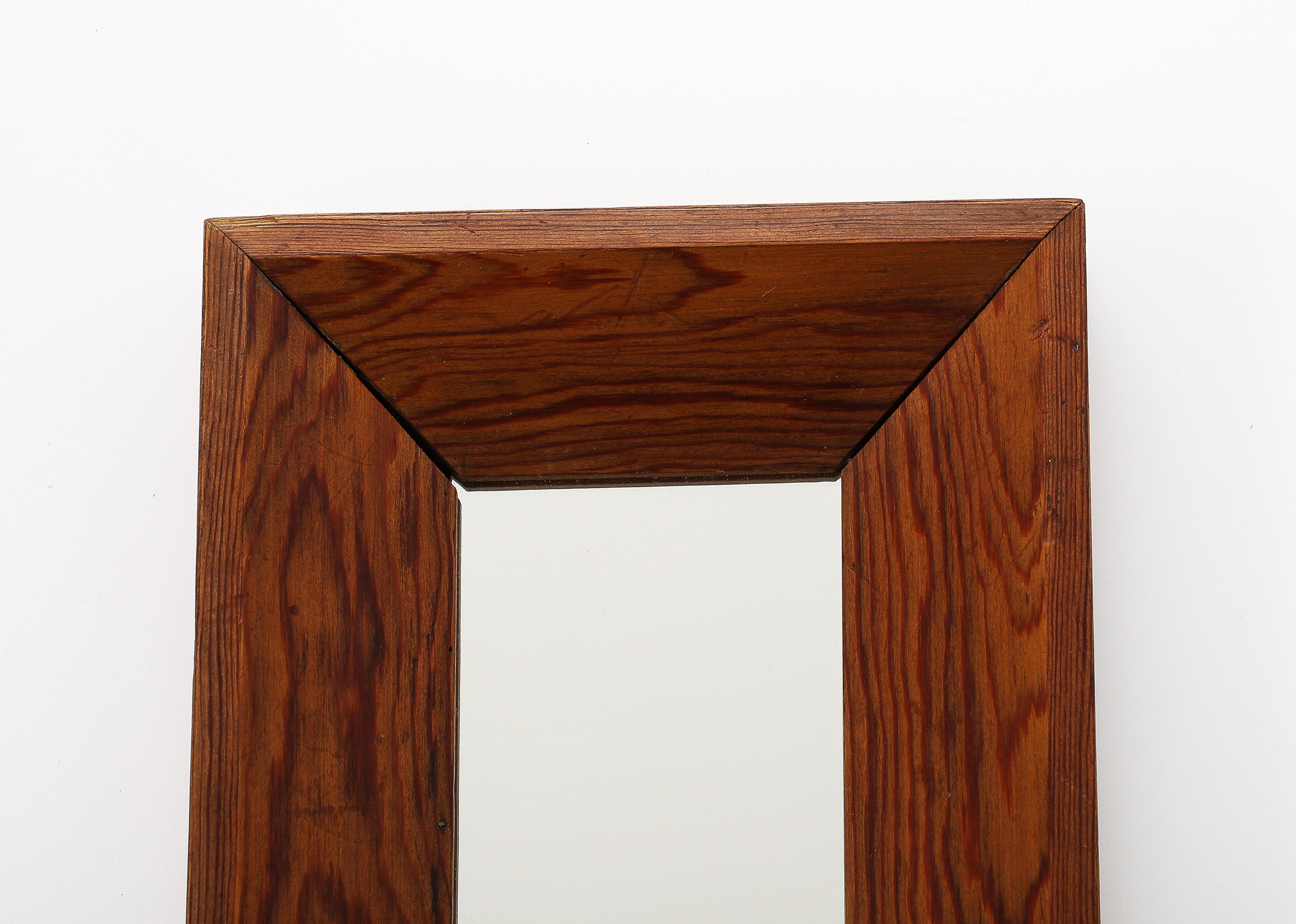 Specchi con cornice profonda in abete francese, anni '40 in vendita 2