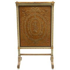 Antique French Fire Screen