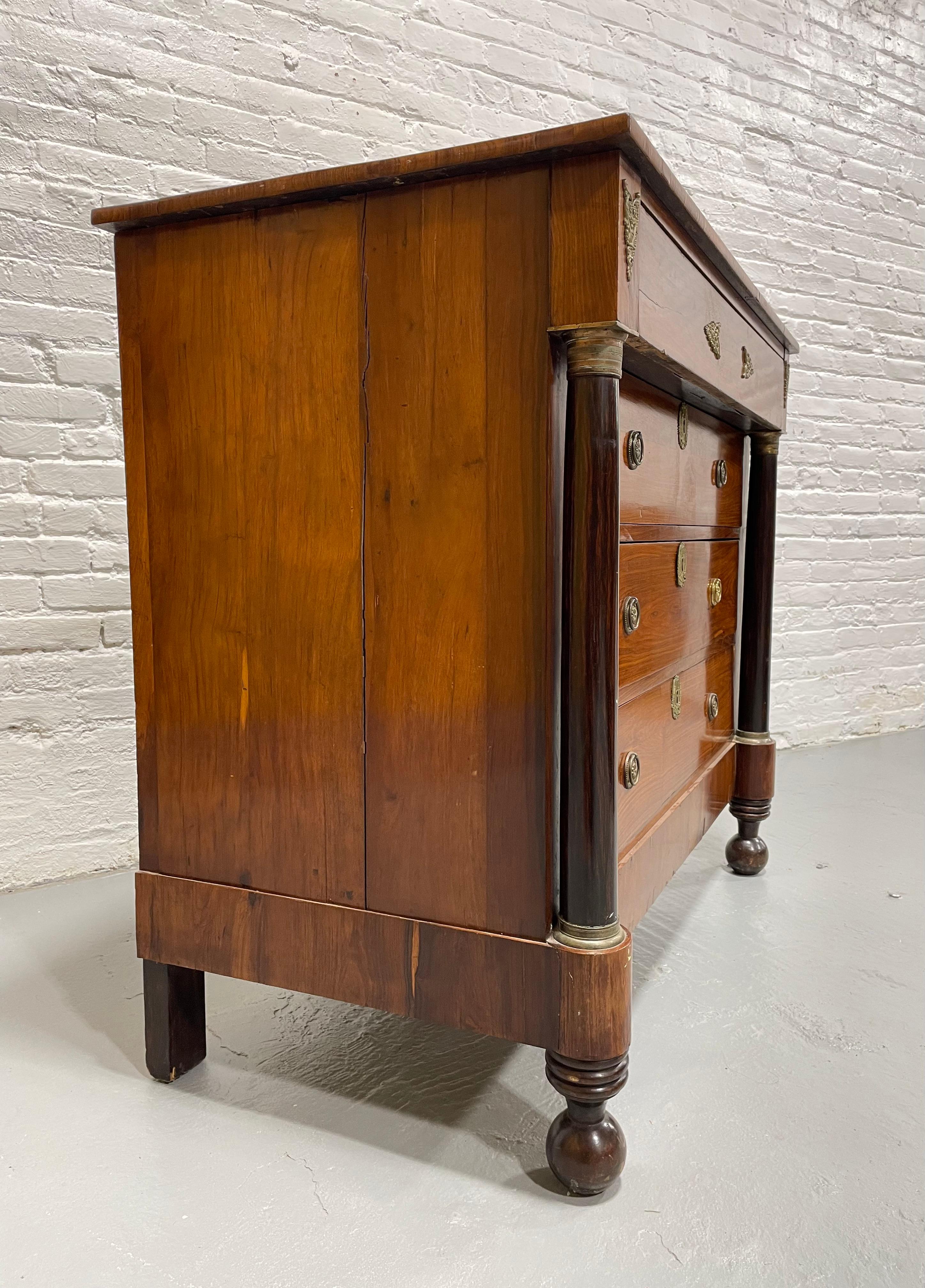 Wood French First Empire Period Chest of Drawers / Commode / Dresser, c. 1810 For Sale
