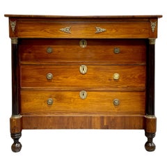 Used French First Empire Period Chest of Drawers / Commode / Dresser, c. 1810