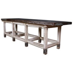 Antique French Fishmongers / Prep Table