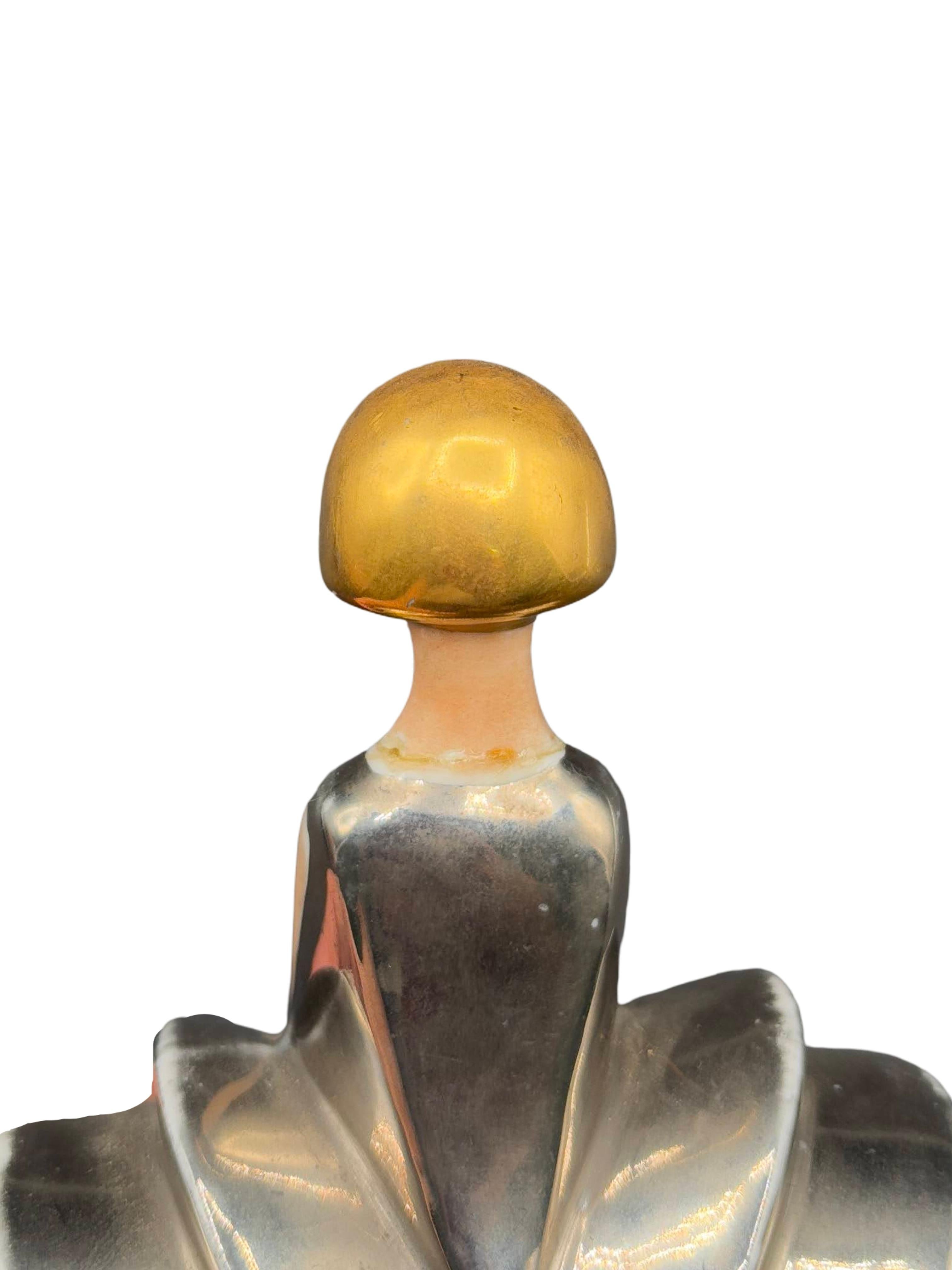 Bottiglia di profumo in ceramica Flapper francese di Charles Serpaut Limoges in vendita 4
