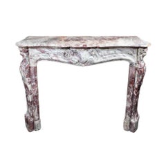 Cheminée en marbre Fleur de Pêcher