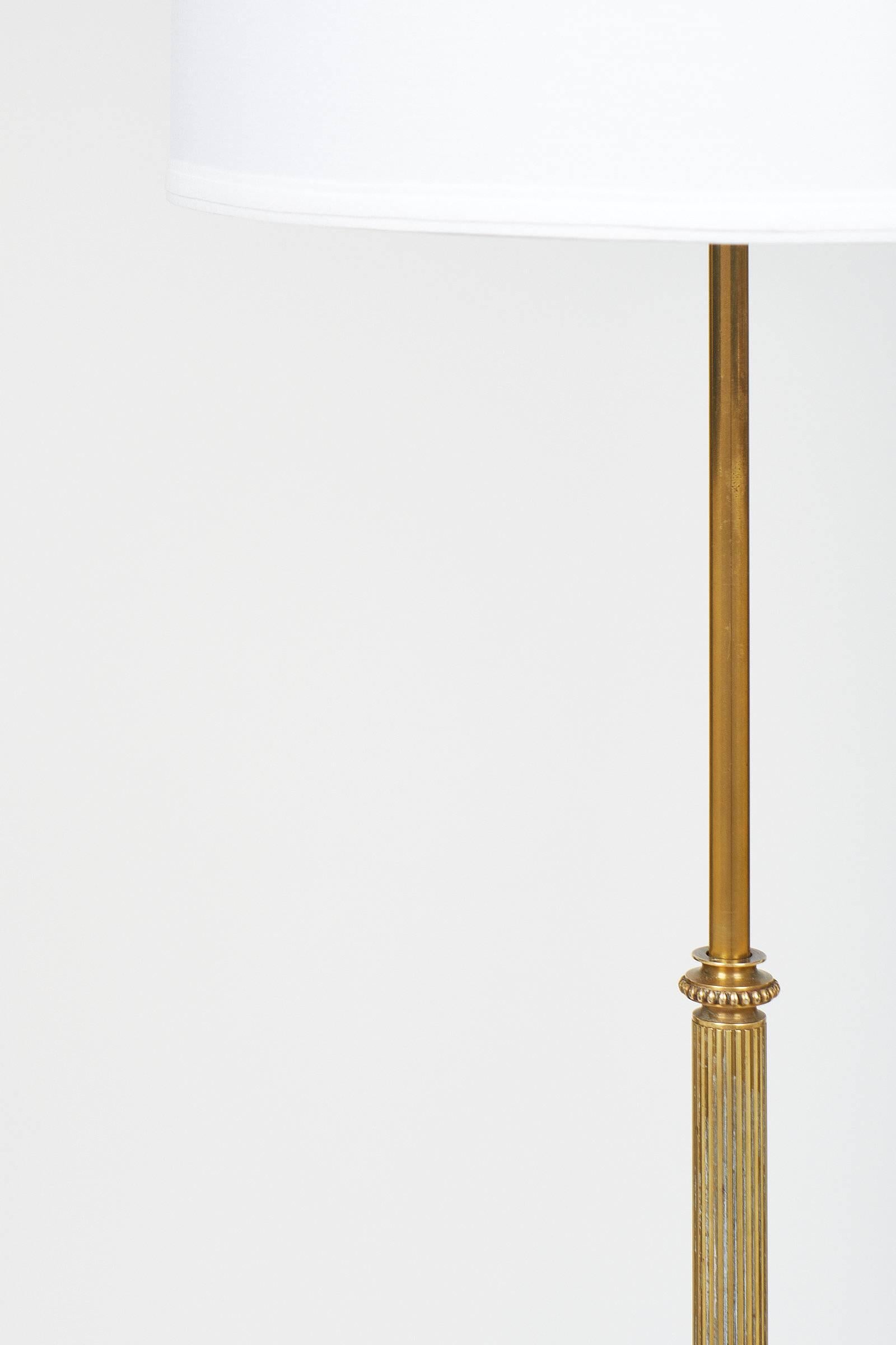 Mid-20th Century French Floor Lamp by Designer Maison Jansen
