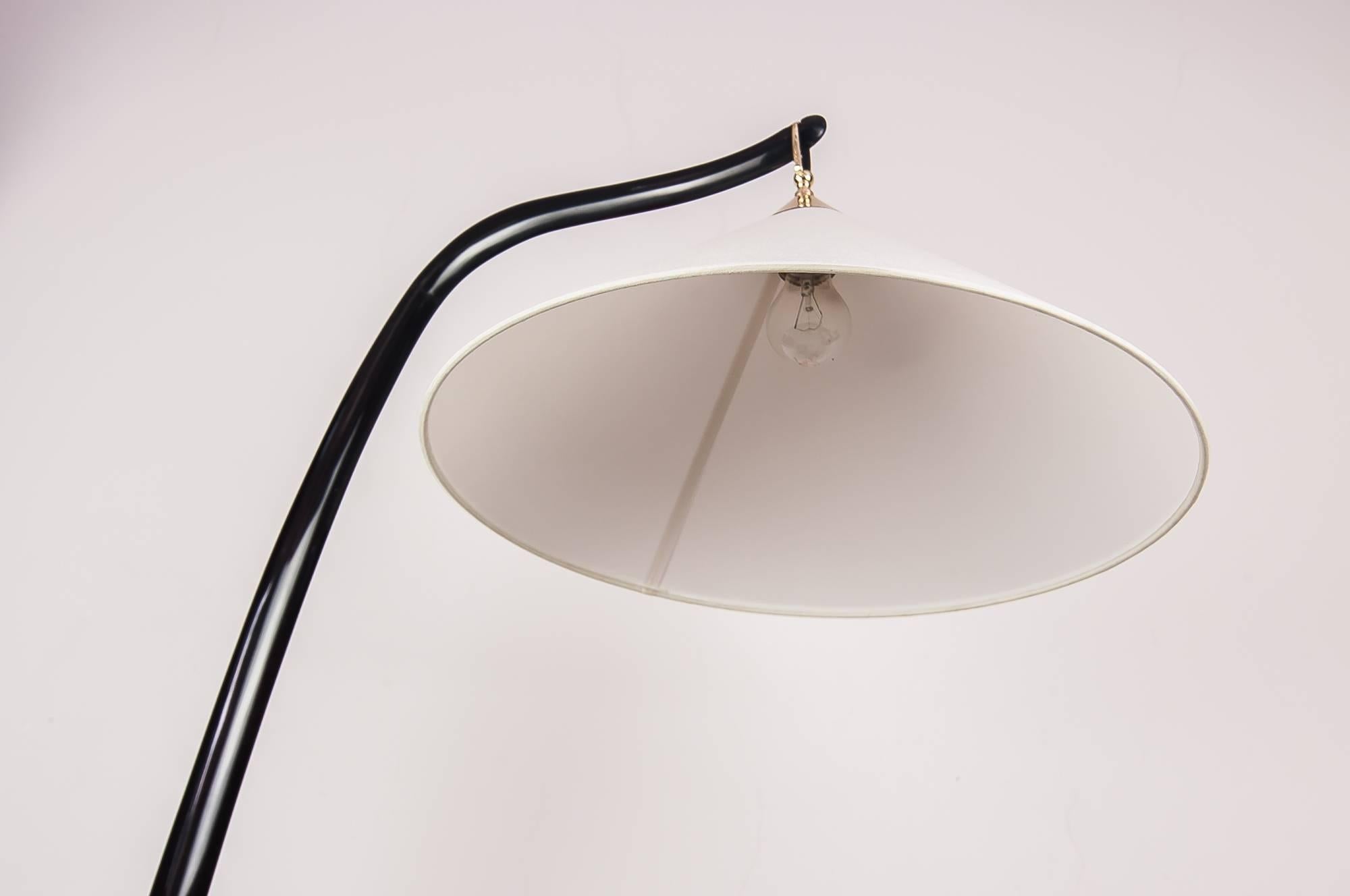French Floor Lamp, circa 1950s In Excellent Condition In Wien, AT