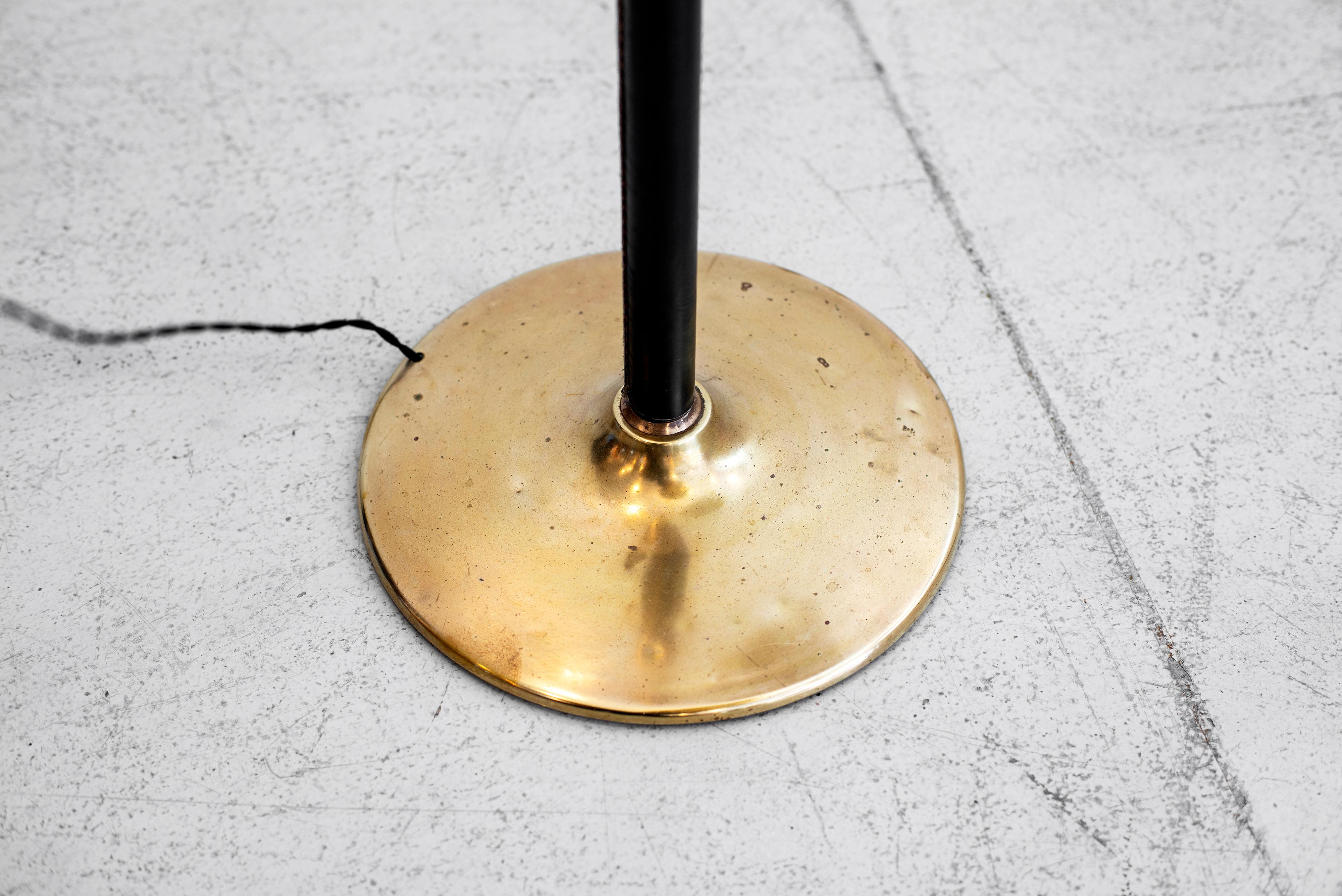 French Floor Lamp in the Style of Jacques Adnet 1
