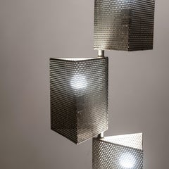 French Floor Lamp in the style of Mathiew Matégot, 1970s