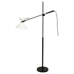 French Floor Lamp with Diabolo Shaped Shade