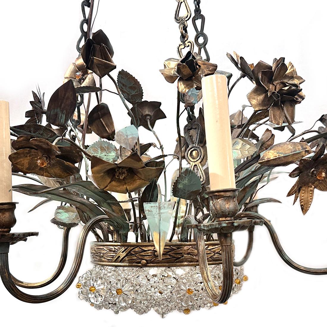 french basket chandelier