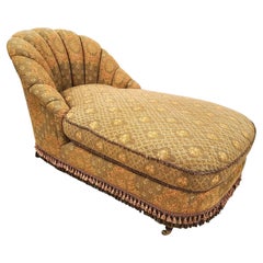 French Floral Roses Chaise Lounge by Carol Hicks Bolton for E J Victor