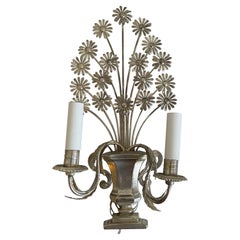 Applique singola in metallo a fiore francese