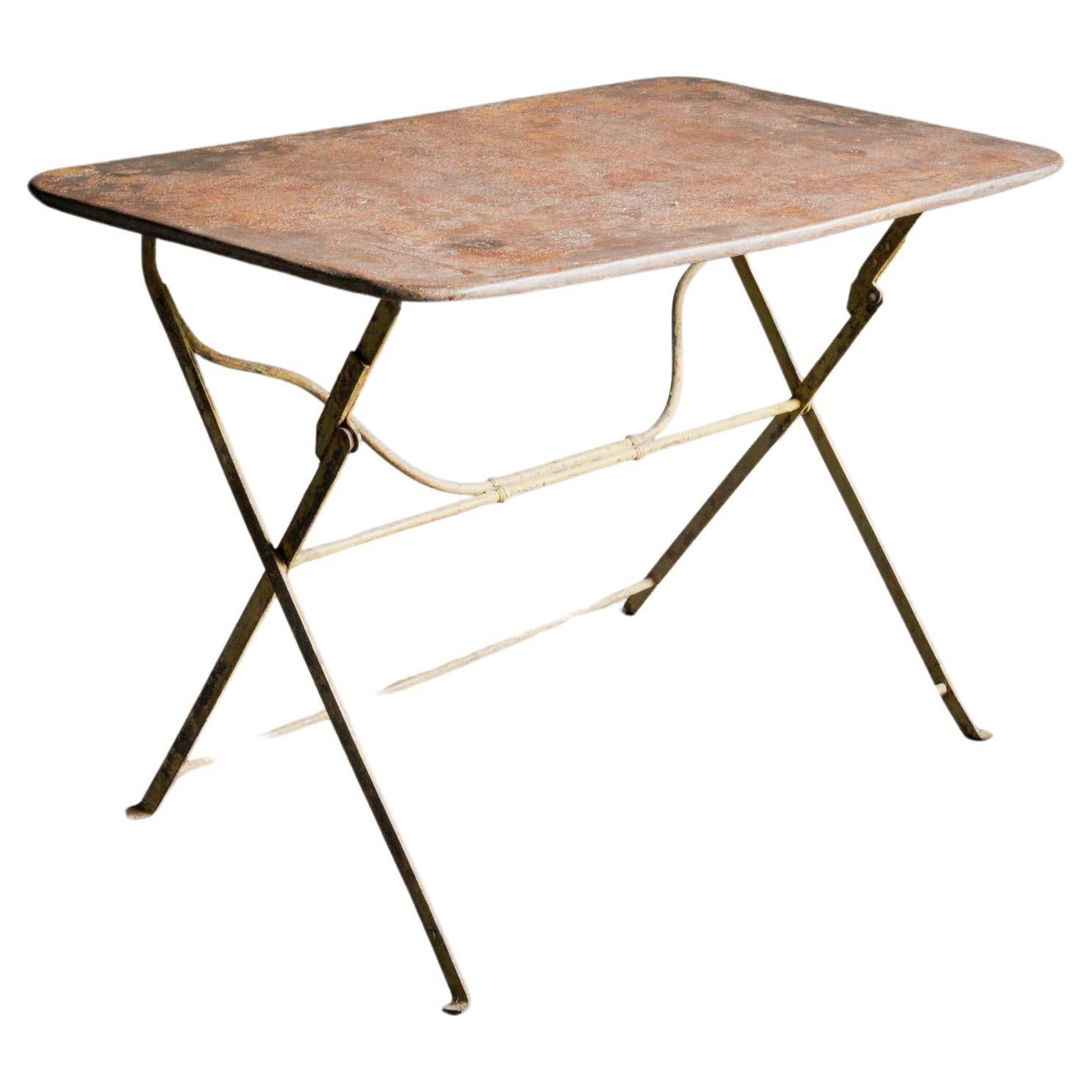 French Parisian Antique Bistro Table at 1stDibs