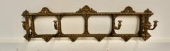 French Folding Coat Hook Rack