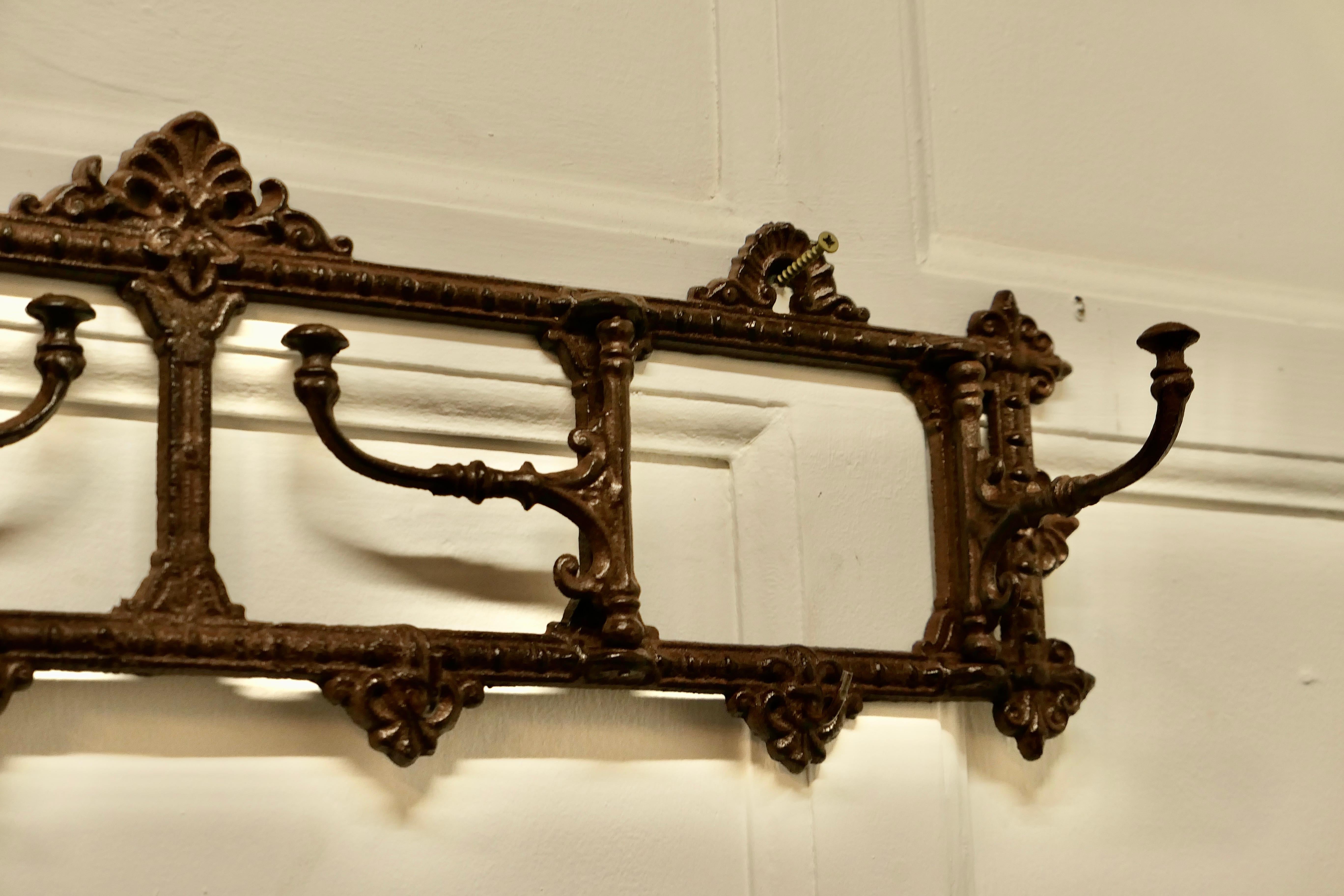 French Folding Coat Hook Rack 1