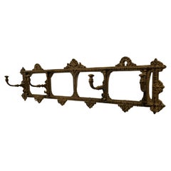 French Folding Coat Hook Rack