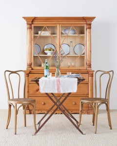 French Folding Iron Garden Table Bistro Dining Table
